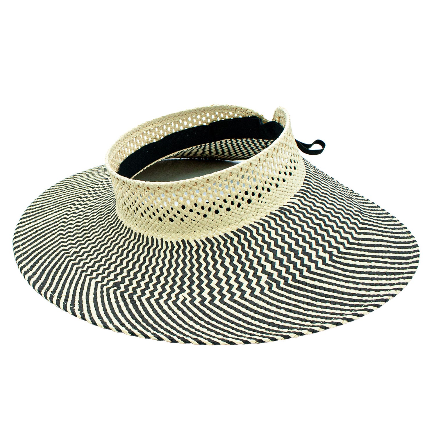 Gatita Toyo Straw Wrap Around Visor Resort Adjustable Hat Doba Default